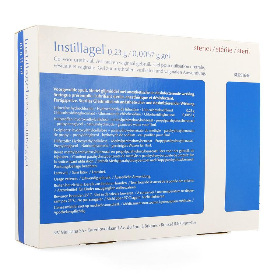 Image of Instillagel 10x11ml 