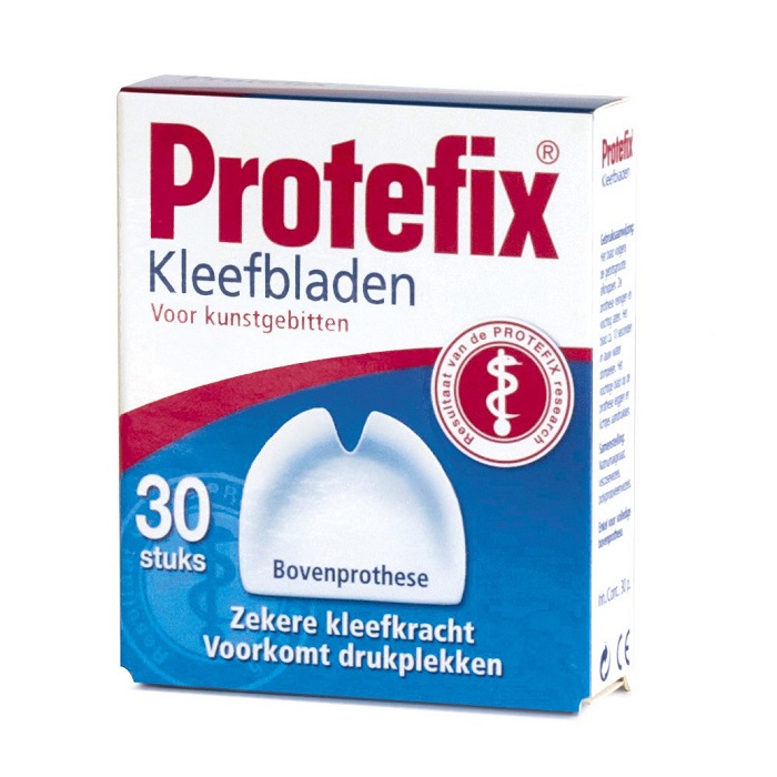 Image of Protefix Kleefbladen Bovenprothese 30 Stuks 