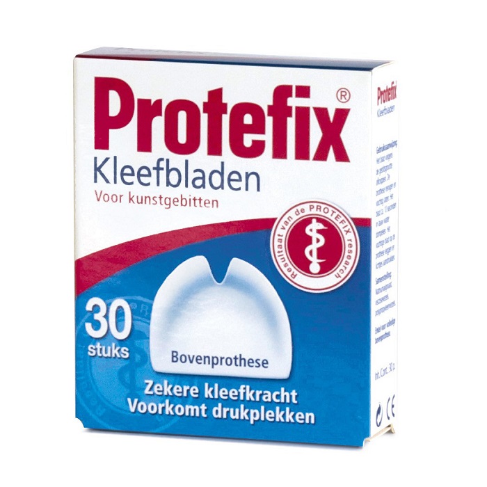 Image of Protefix Kleefbladen Bovenprothese 30 Stuks