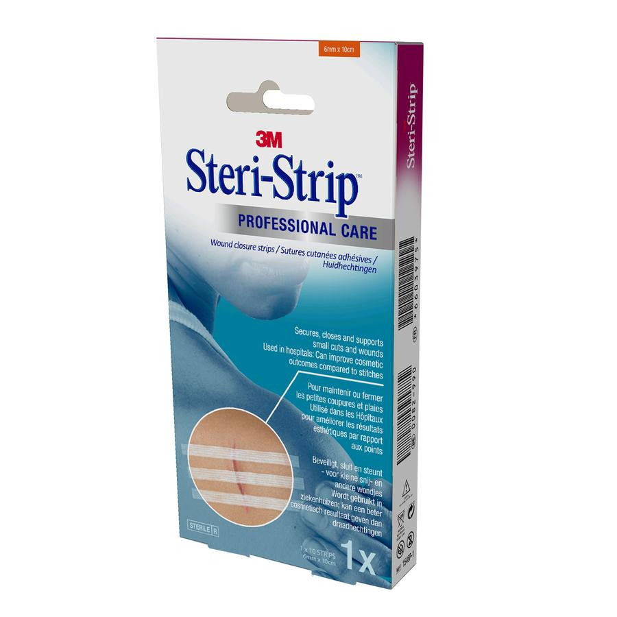 Image of Steri-Strip Hechtstrips Steriel 6,0mmx100mm 10 Stuks