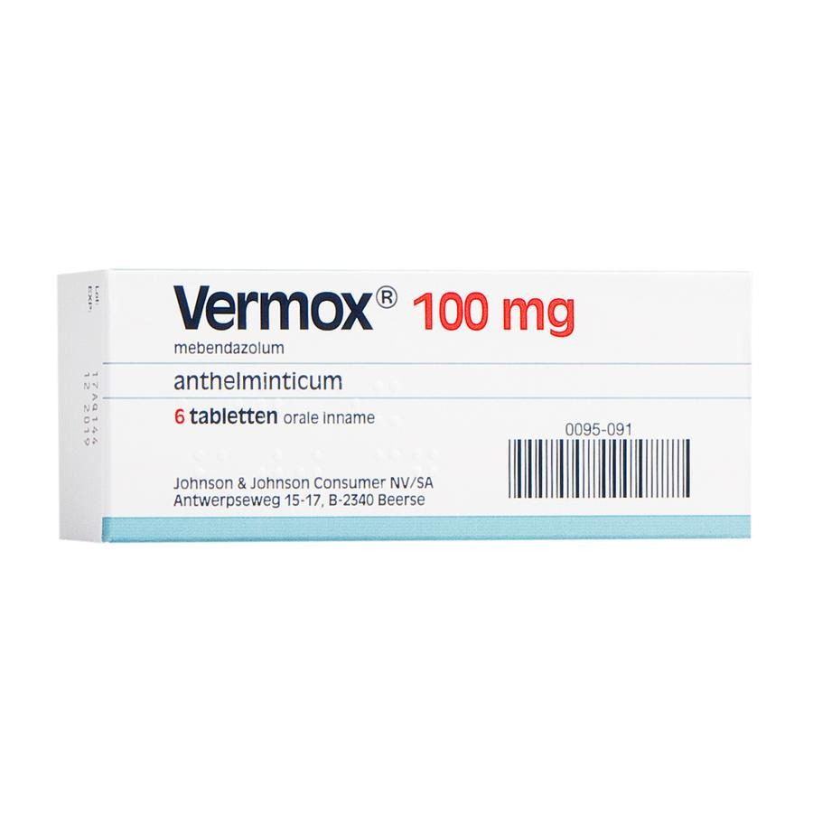 Image of Vermox 100mg 6 Tabletten