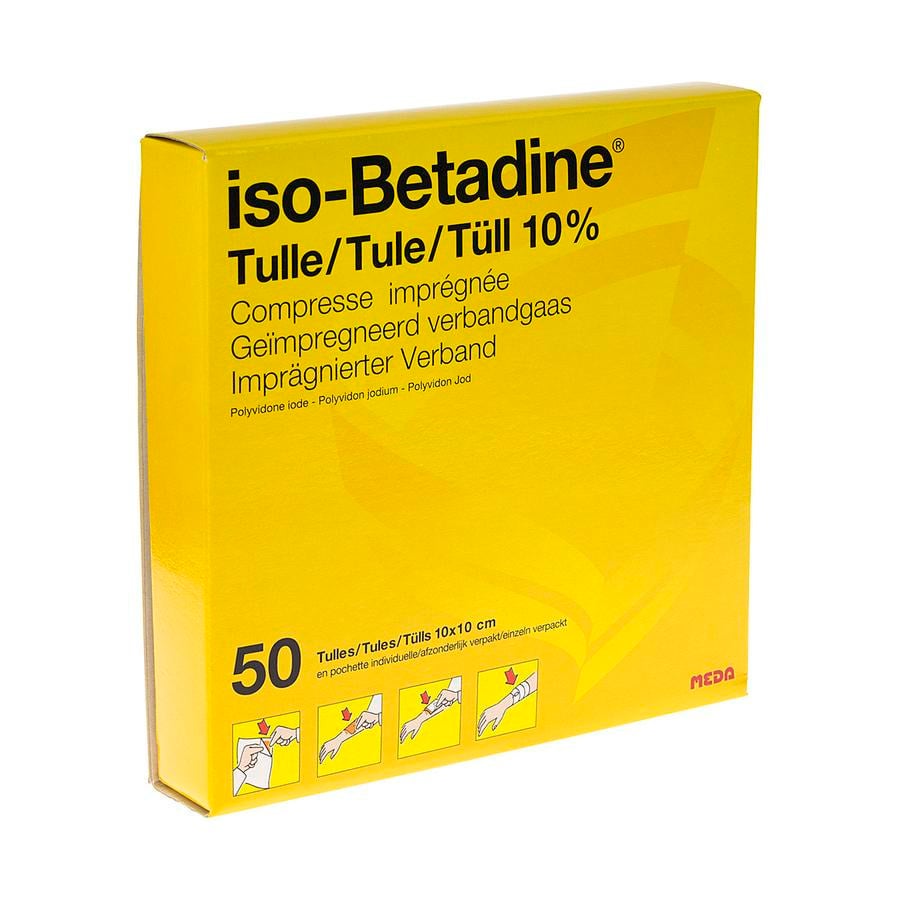 Image of Iso-Betadine Tulle 50 Stuks