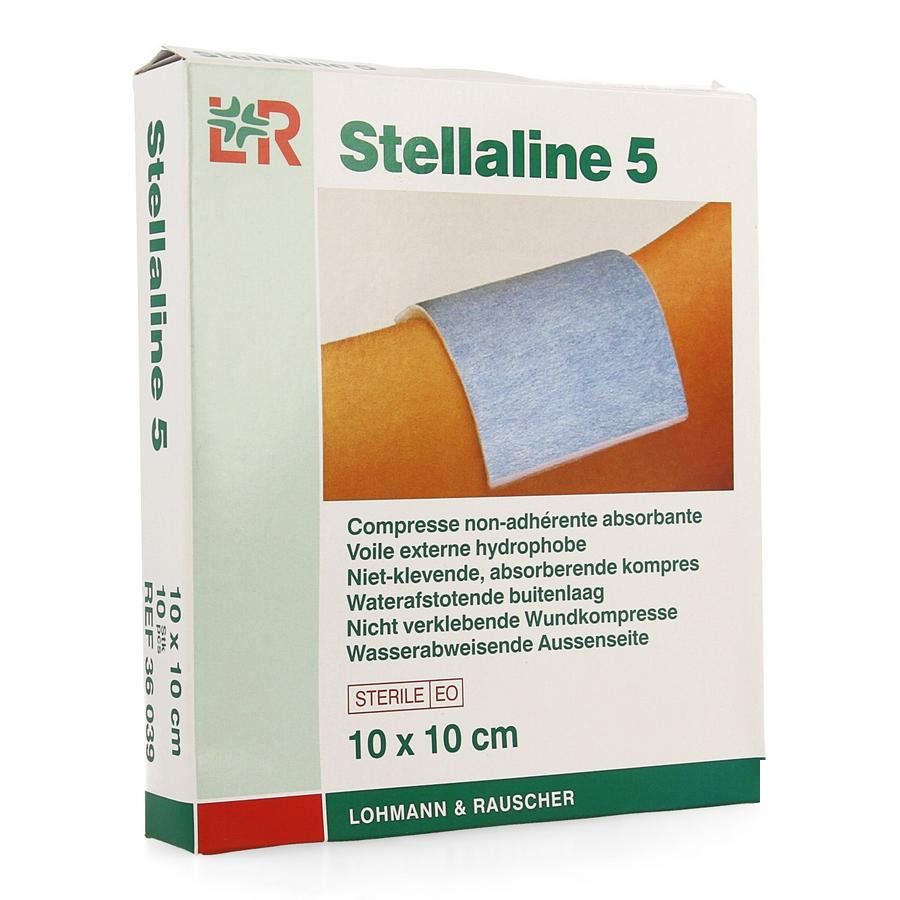 Image of Stellaline 5 Steriel Kompres 10x10cm 10 Stuks