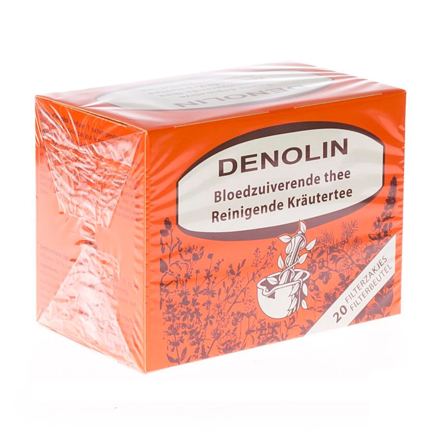 Image of Denolin Bloedzuiverende Thee 20 Zakjes