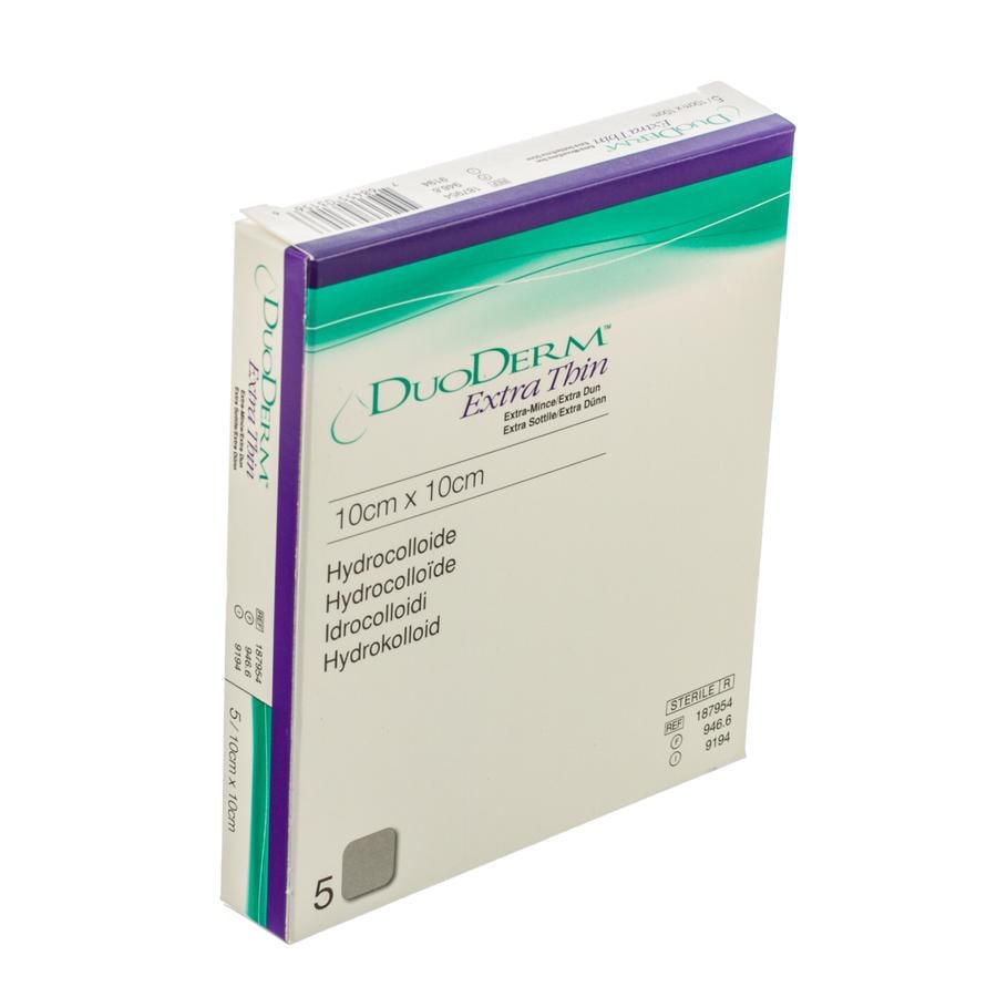Image of Duoderm Extra Dun Verband 10cmx10cm 5 Stuks 