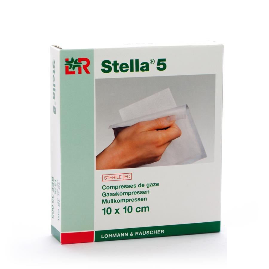 Image of Stella 5 10x10cm 12 Kompressen