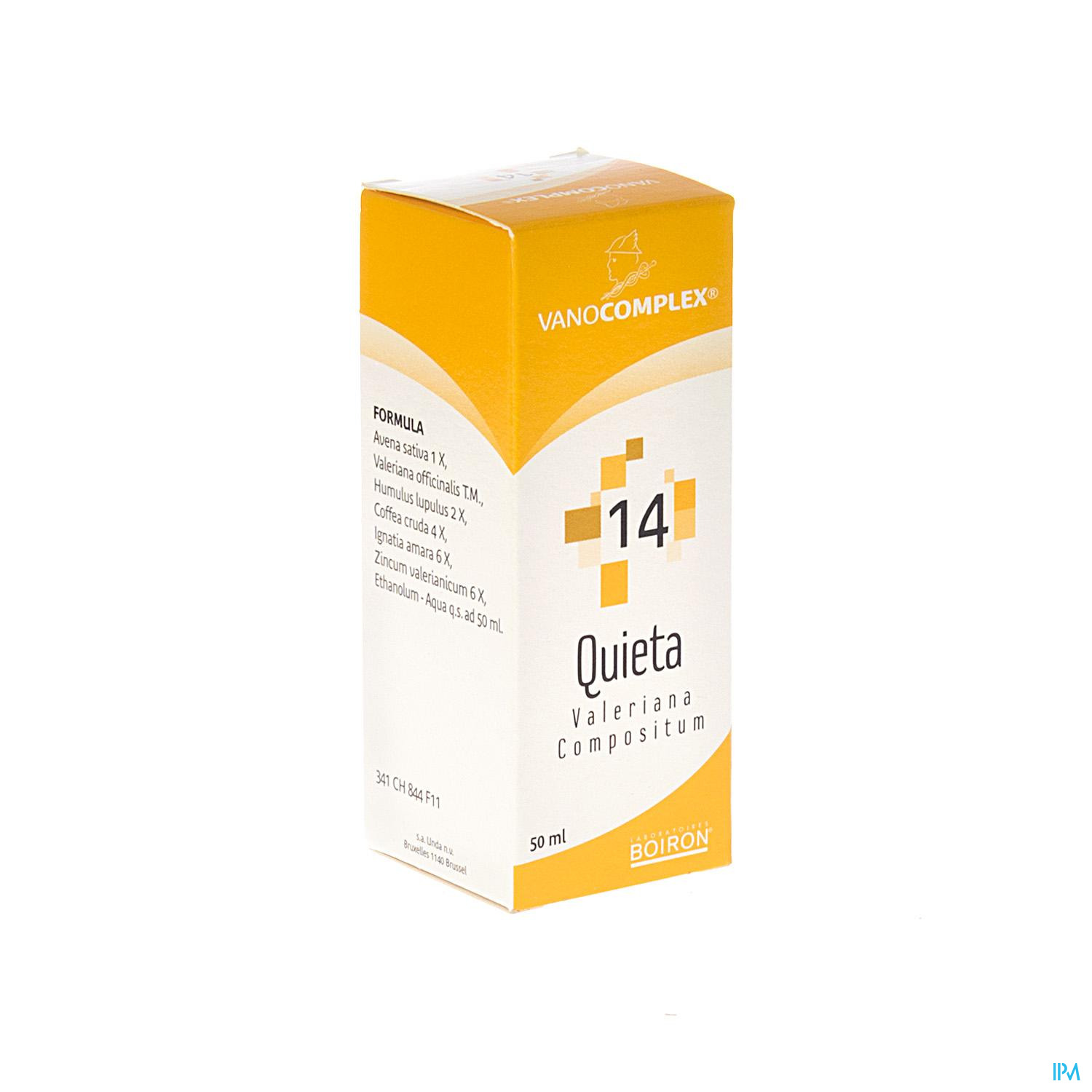 Image of Vanocomplex N14 Quieta Gutt 50ml Unda 