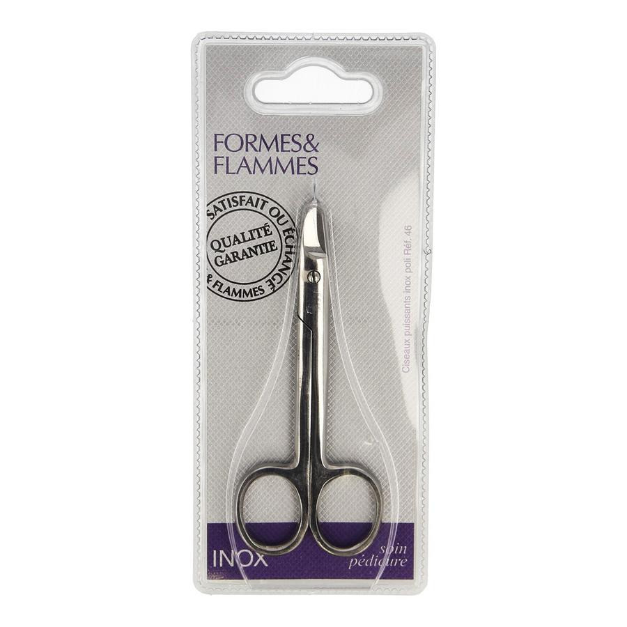 Image of Formes &amp; Flammes 46 Nagelschaar Dikke Nagels Inox 1 Stuk 