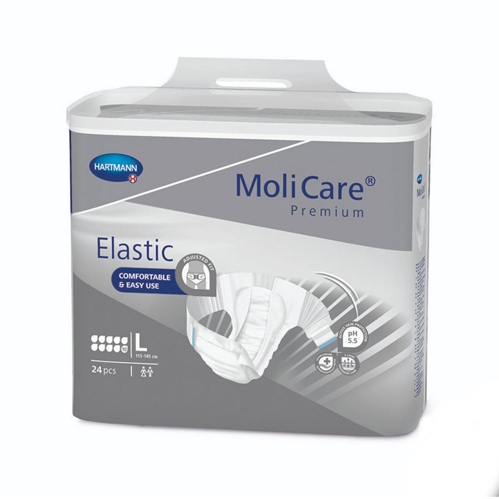 Image of MoliCare Premium Elastic Incontinentieslip - 10 Druppels - Large 14 Stuks