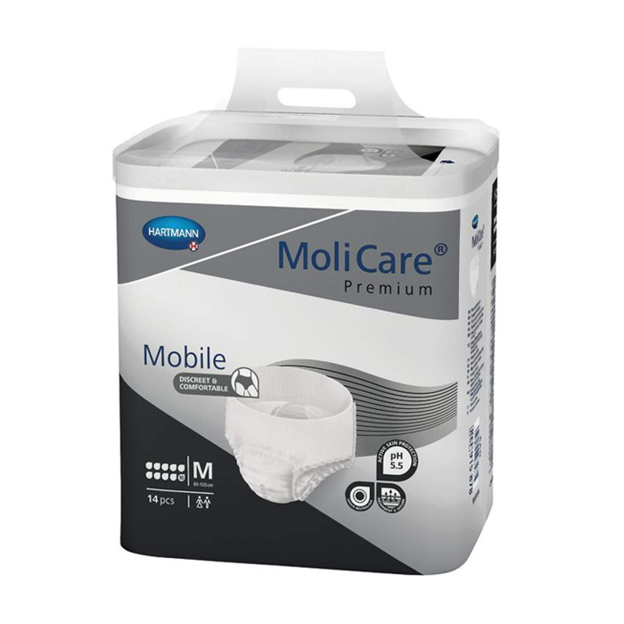 Image of MoliCare Premium Mobile Incontinentieslip - 10 Druppels - Medium 14 Stuks