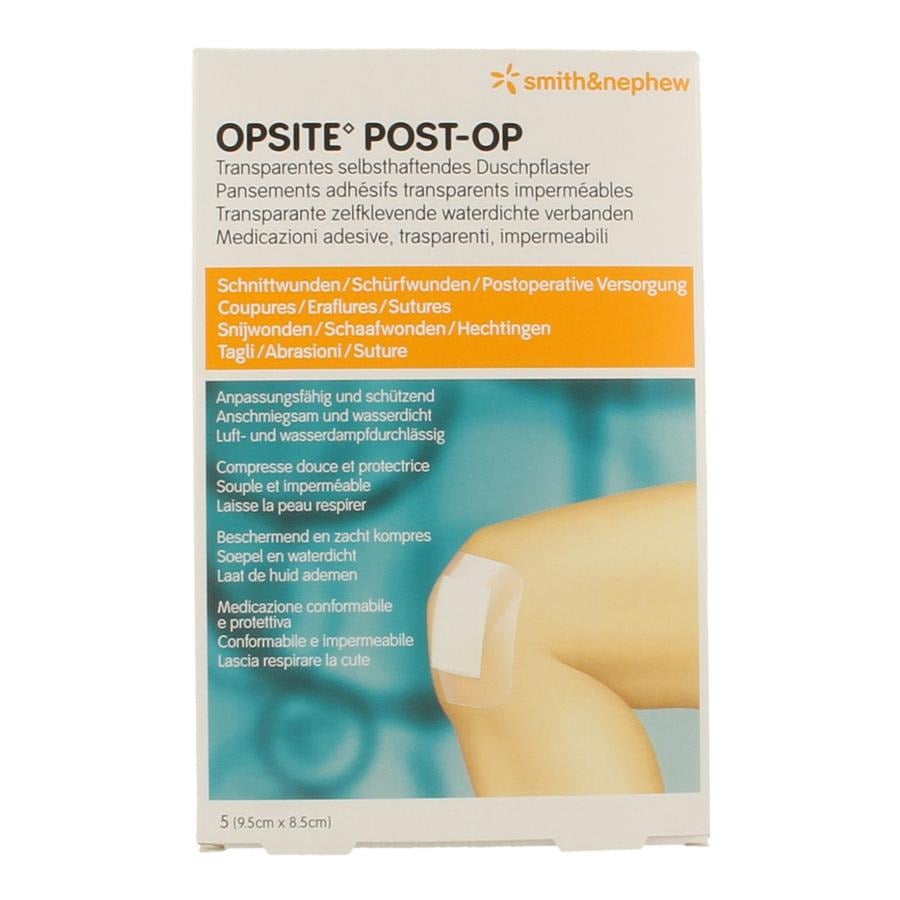 Image of Opsite Post Op 9,5x8,5cm 5 Stuks 