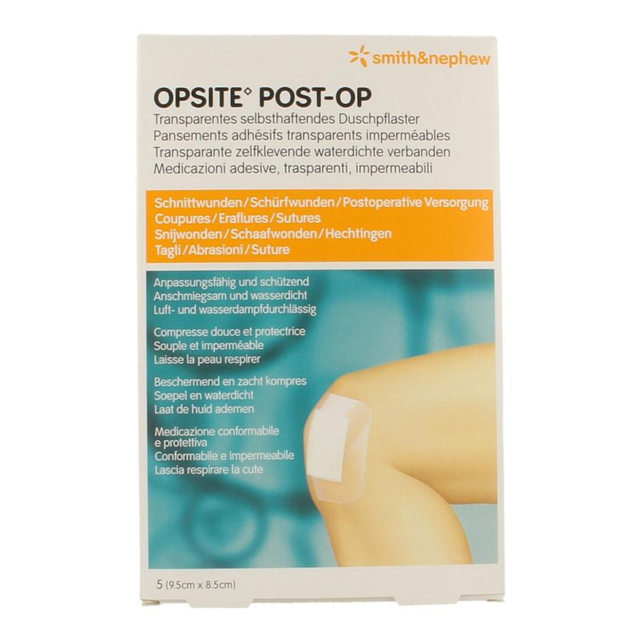 Image of Opsite Post Op 9,5x8,5cm 5 Stuks