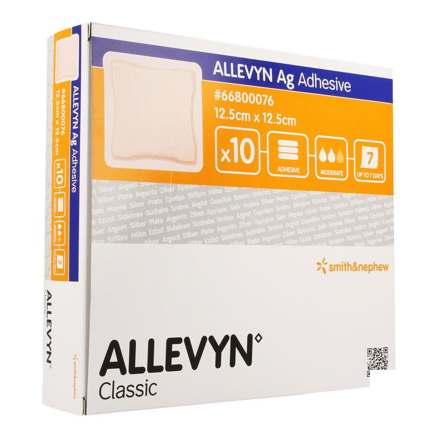Image of Allevyn Adhesive 12,5x12,5cm 10 Stuks 
