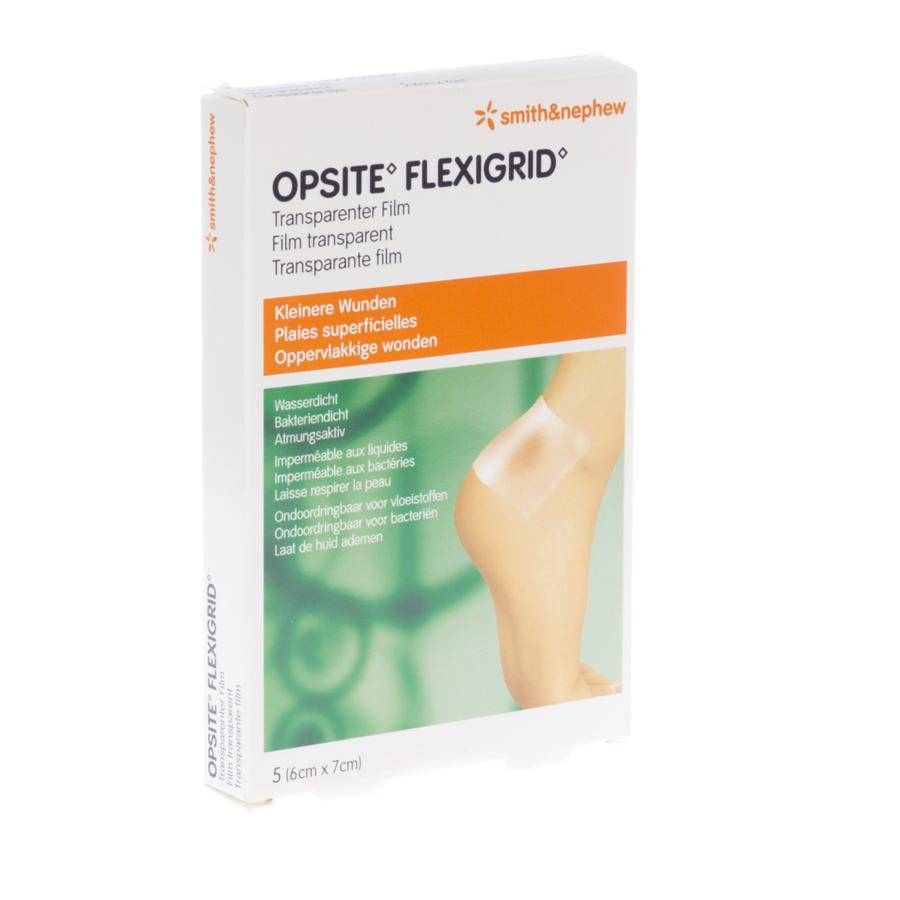 Image of Opsite Flexigrid 6x7cm 5 Stuks