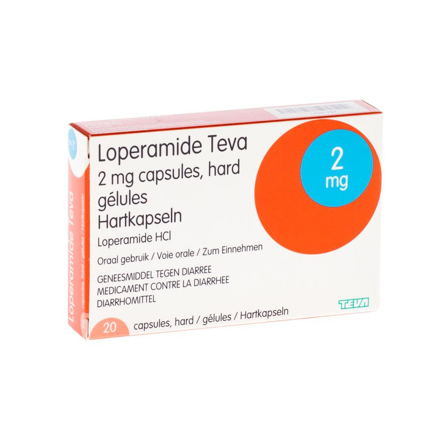 Image of Loperamide Teva 2mg 20 Capsules