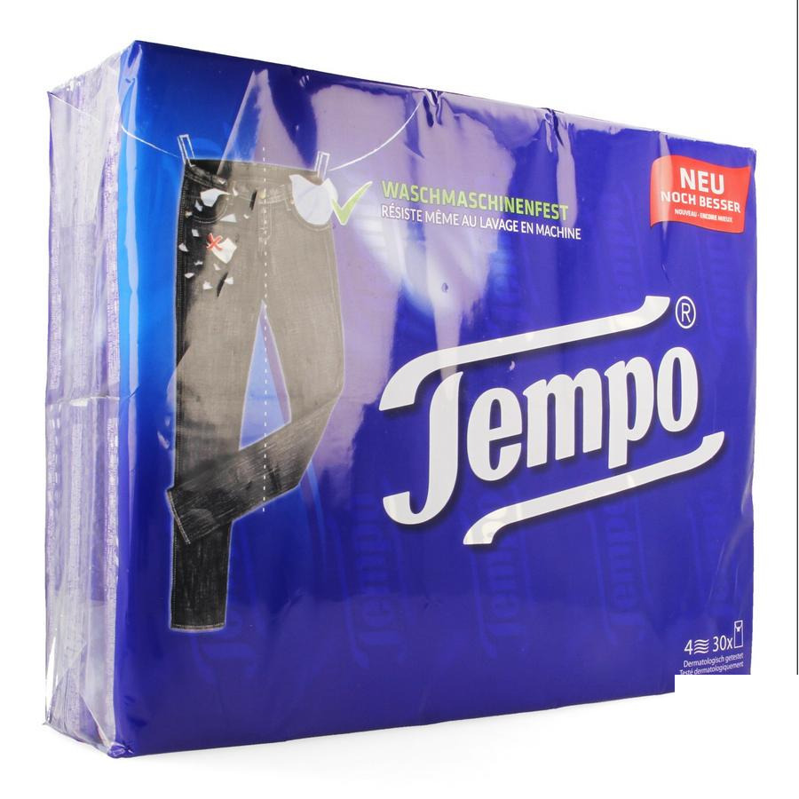 Image of Tempo Plus Zakdoekjes 10x30 Stuks