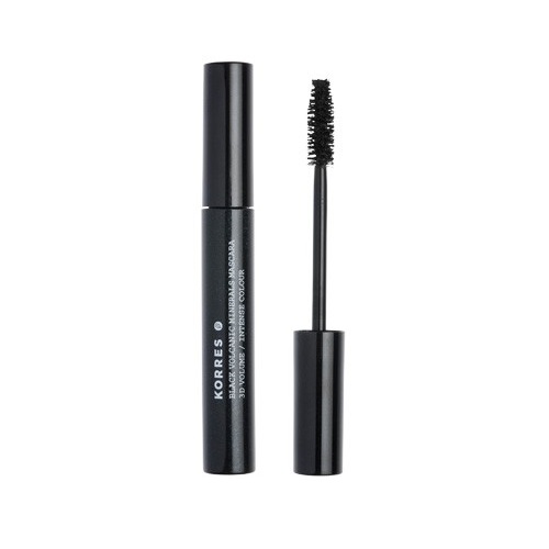 Image of Korres Km Black Mineral Mascara 01 Black Volume 8ml