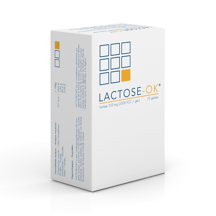 Image of Lactose-OK 353mg 75 Capsules 