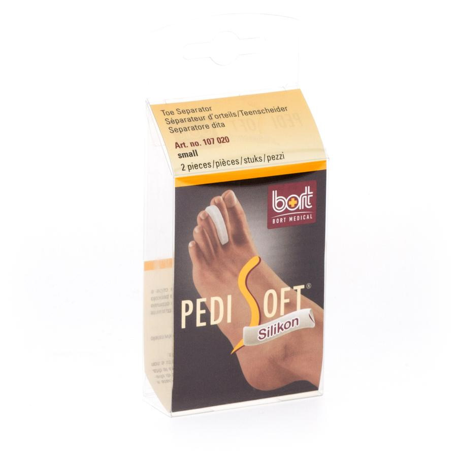 Image of Bort Pedisoft Teenspreider Silicone Small 2 Stuks