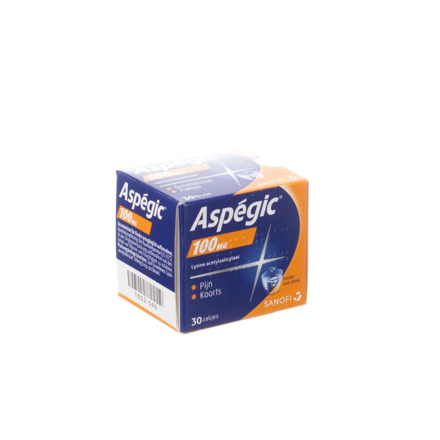 Image of Aspegic 100mg 30 Zakjes