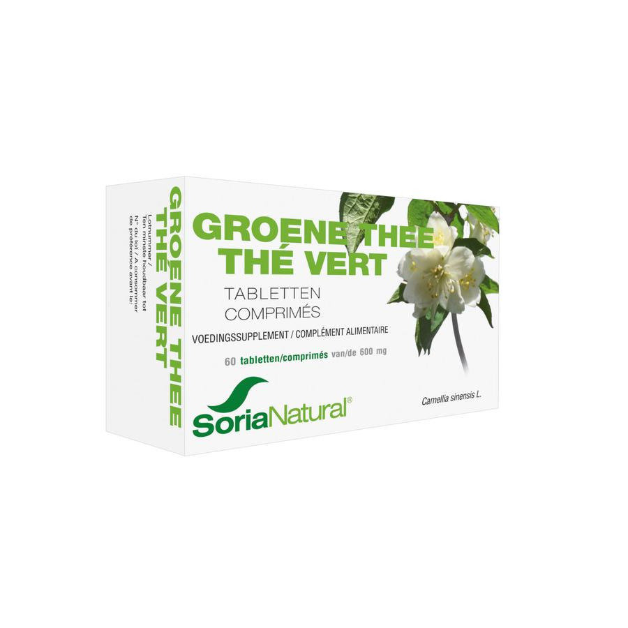 Image of Soria Groene Thee 60 Tabletten