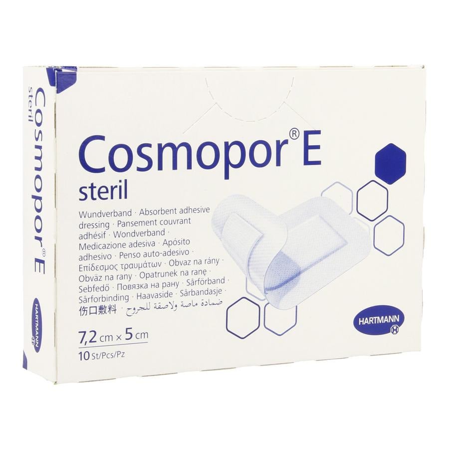 Image of Cosmopor E Verband Steriel Adhesive 5x7,5cm 10 Stuks