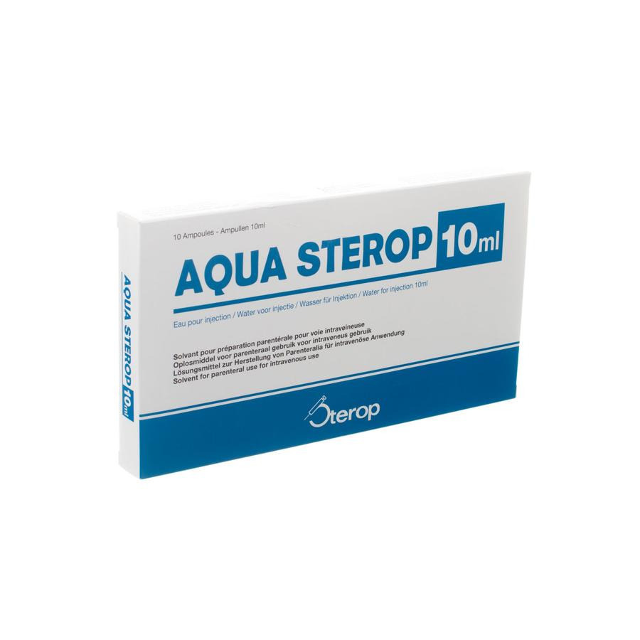 Image of Aqua Sterop Pour Inj Solvens Amp 10 X 10ml