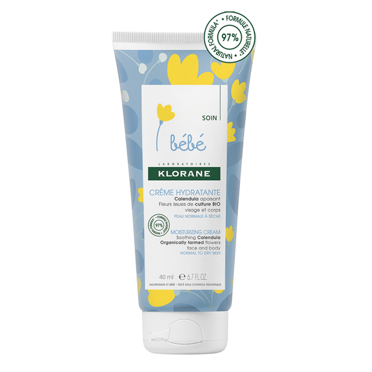 Image of Klorane Bébé Hydraterende Crème Met Calendula 40ml