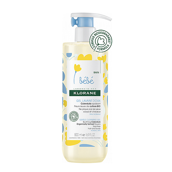 Image of Klorane Bébé Milde Wasgel Met Calendula 500ml