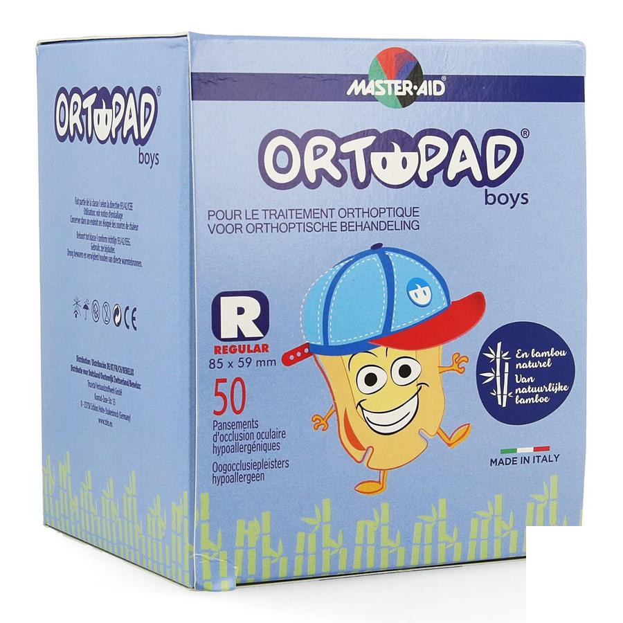 Image of Ortopad Regular Boys Oogpleister 50 Stuks 