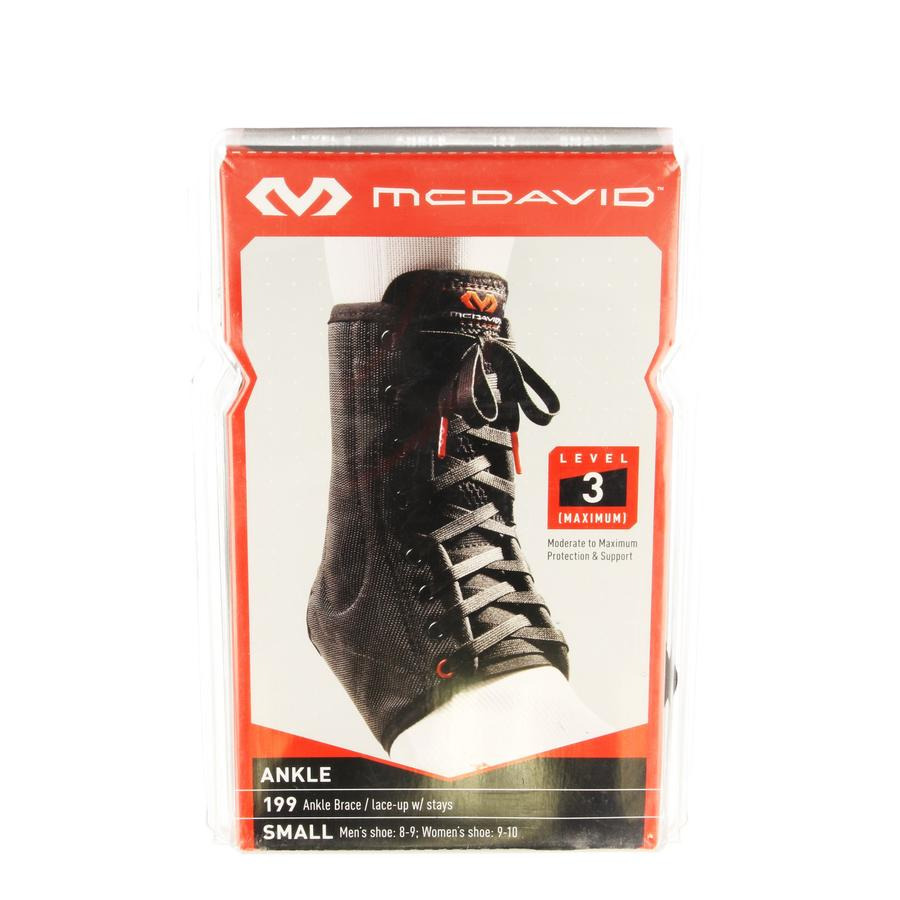 Image of Mcdavid Lightweight Ankle Brace Black S 199 1 Stuk