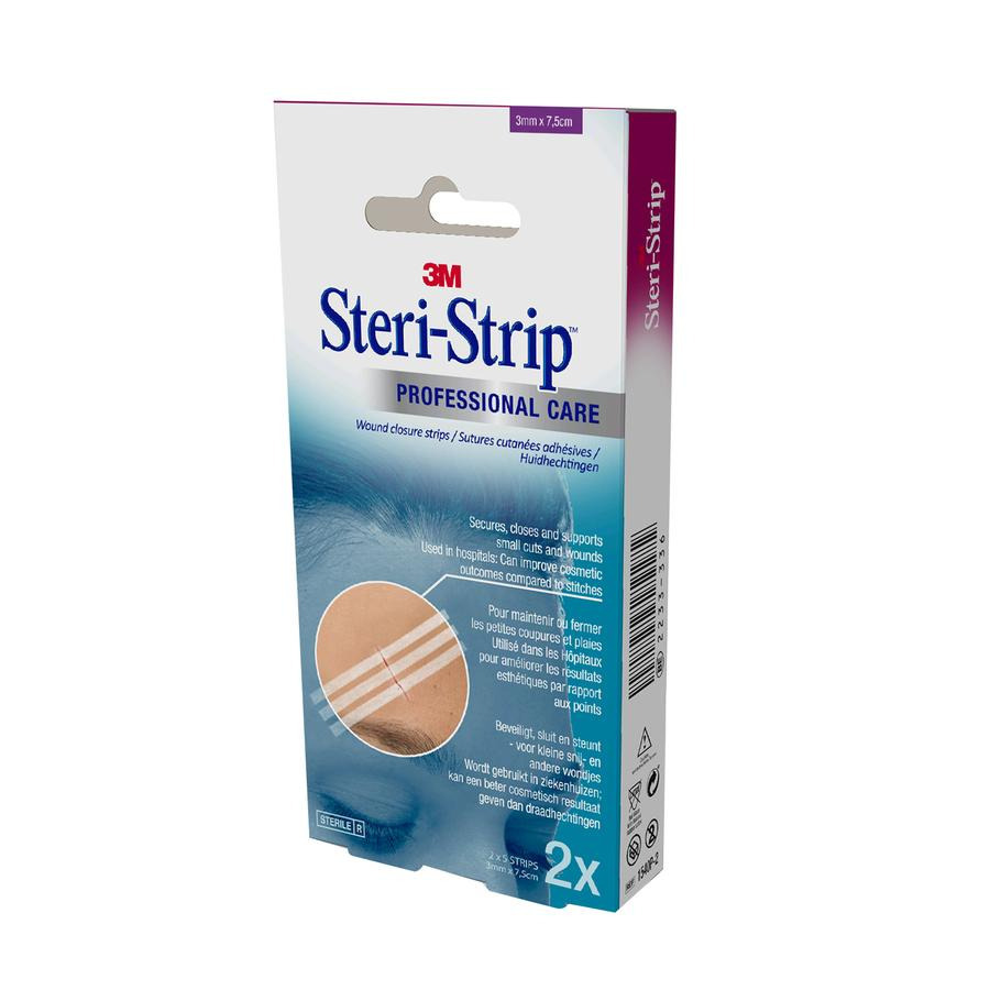 Image of Steri-Strip Hechtstrips Steriel 3mm x 76mm 2x5 Stuks