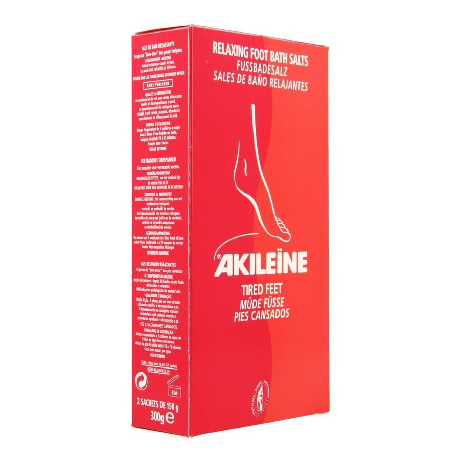 Image of Akileine Rood Badzout Voeten 300g 