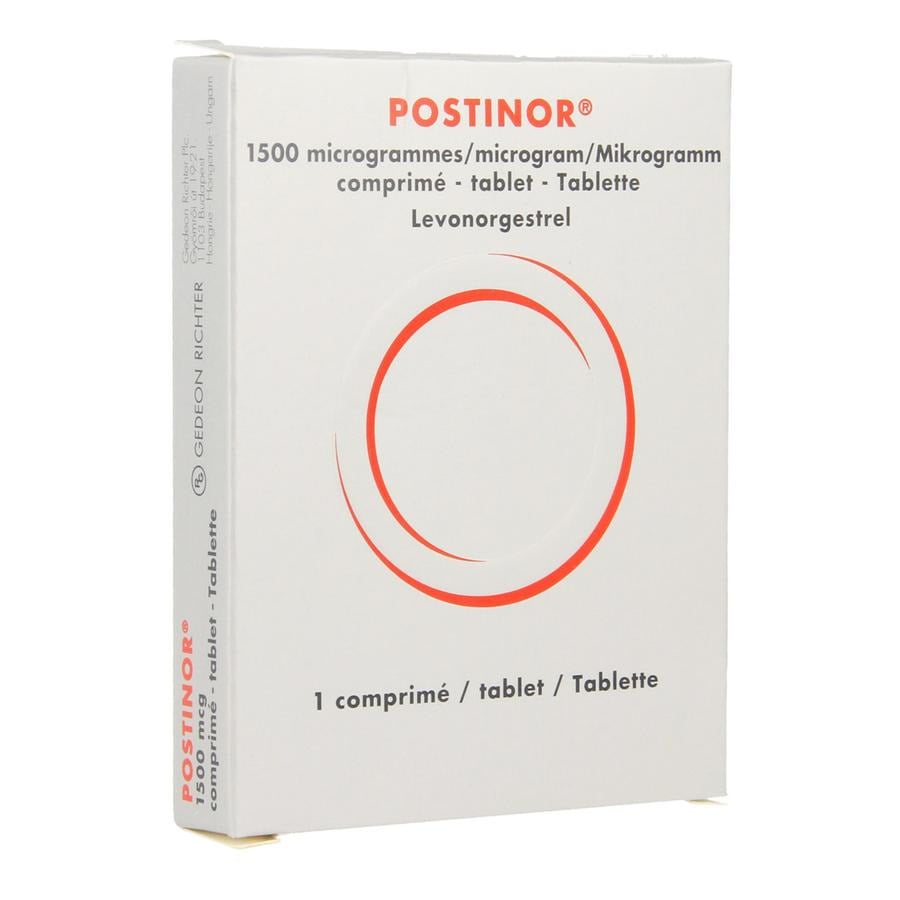 Image of Postinor 1,5mg 1 Tablet 
