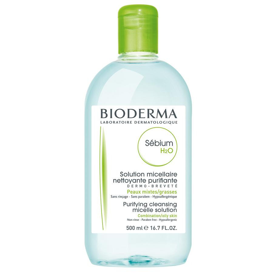 Image of Bioderma Sebium H2O Micellaire Oplossing Vette Huid 500ml