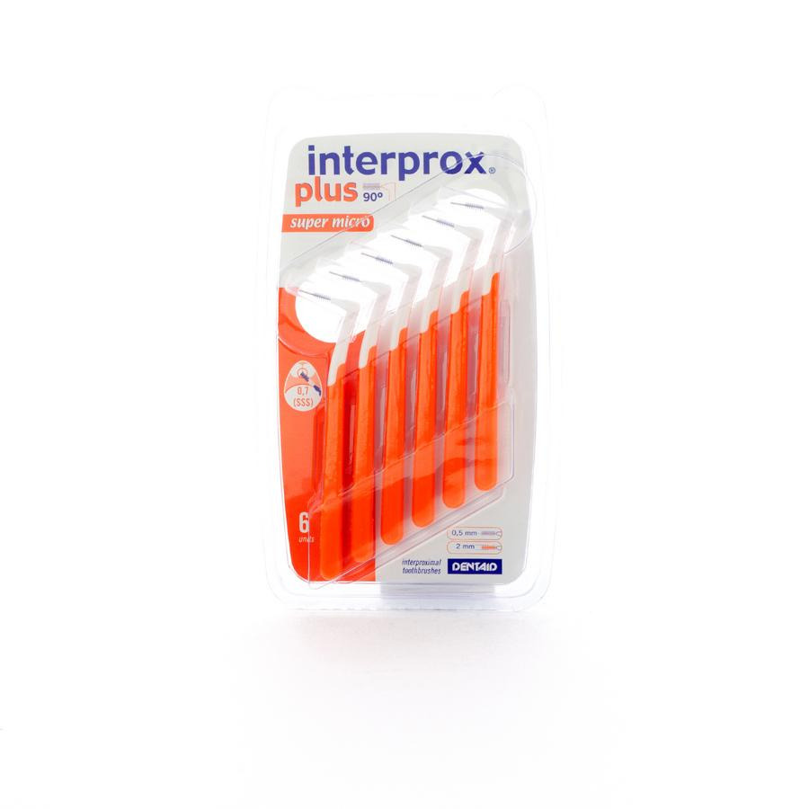 Image of Interprox Plus Brush Interdentaal Super Micro 6 Stuks 