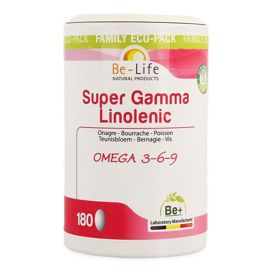 Image of Be-Life Super Gamma Linolenic 180 Capsules 