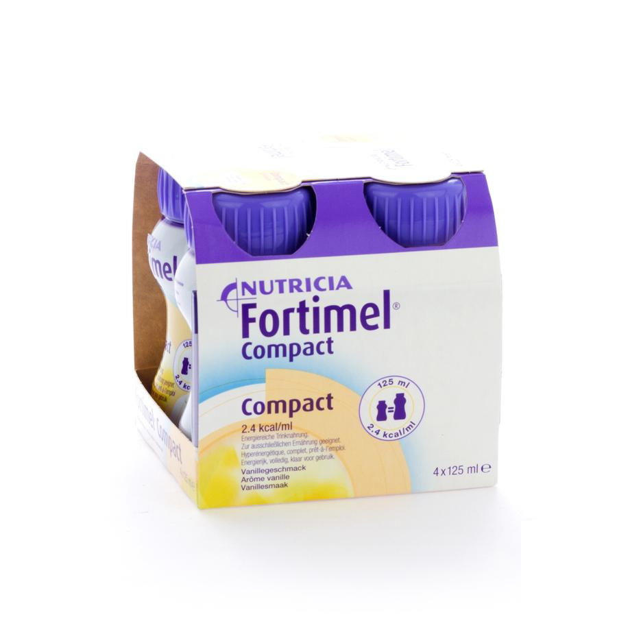 Image of Fortimel Compact Vanille 4x125ml