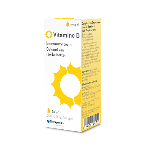 Image of Metagenics Vitamine D 200IU Druppels 30ml