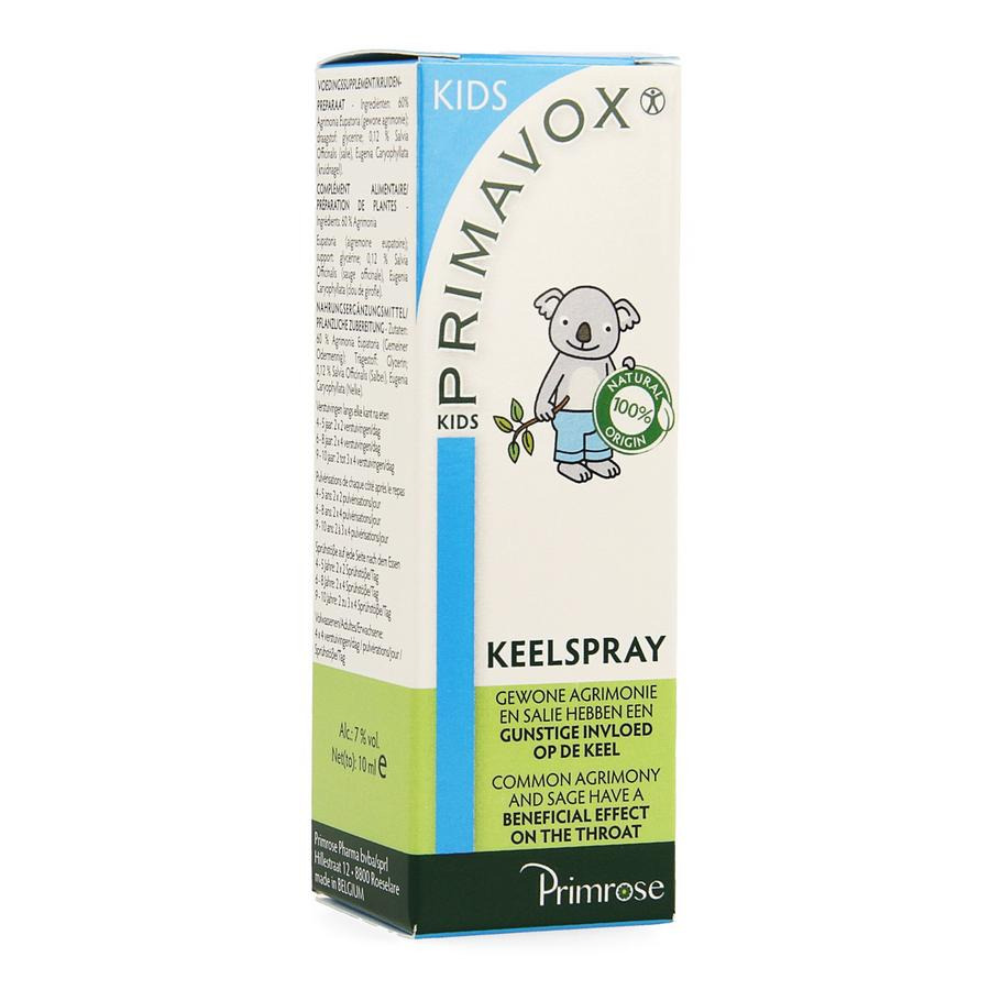 Image of Primavox Kids Keelspray 10ml