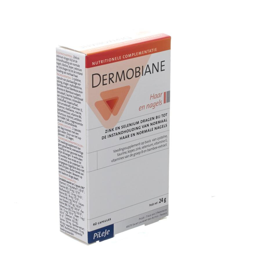 Image of Dermobiane Haar En Nagels 605mg 40 Capsules