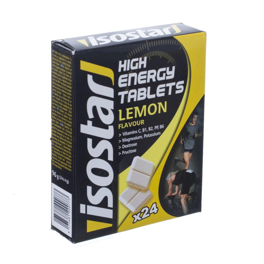 Image of Isostar High Energy Lemon 24 Tabletten 