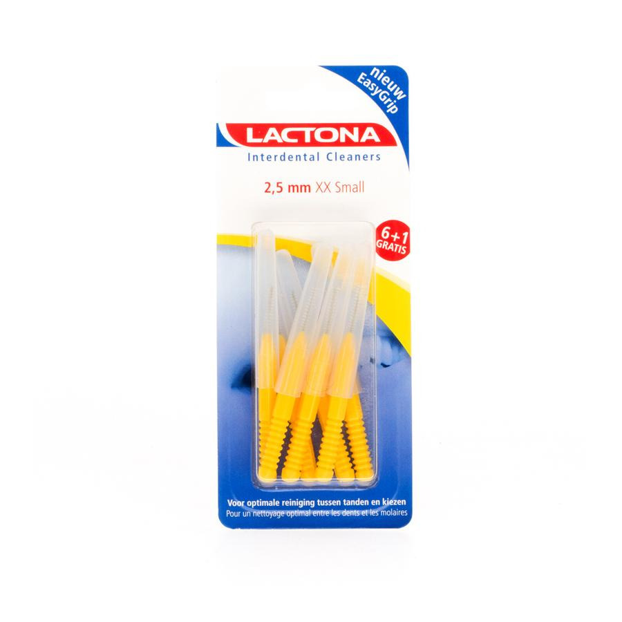 Image of Lactona Easy Grip Interdentale Borsteltjes XXS 2,50mm 7 Stuks