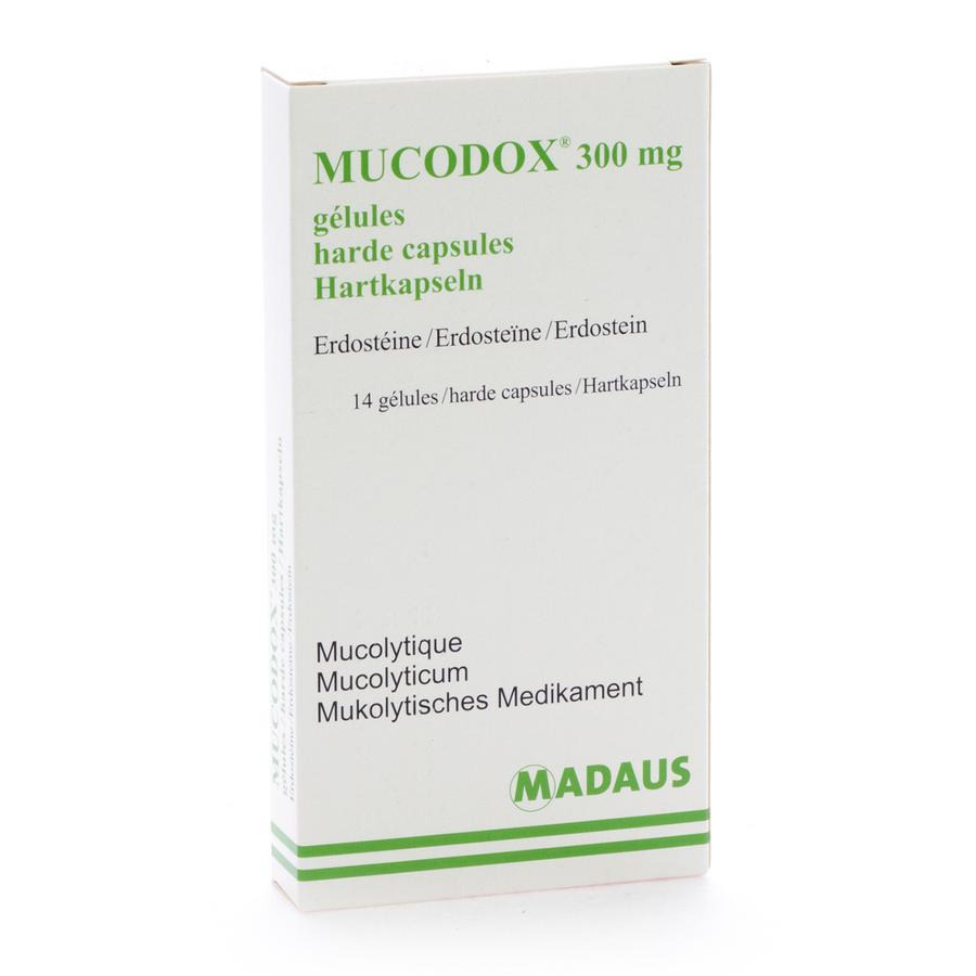 Image of Mucodox 300mg 14 Capsules 