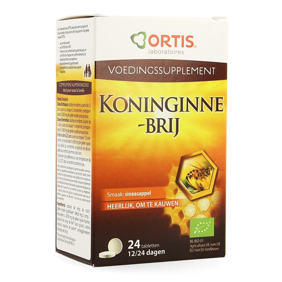 Image of Ortis Koninginnebrij Bio 24 Kauwtabletten 