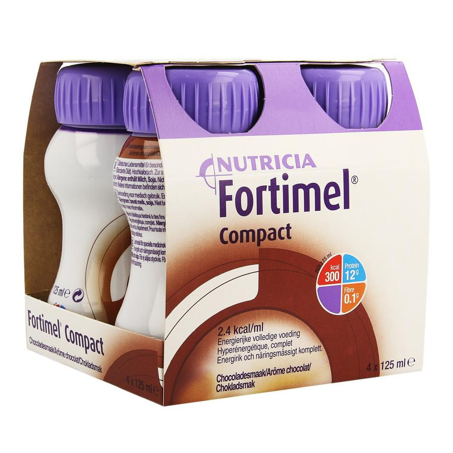 Image of Fortimel Compact Chocolade 4x125ml