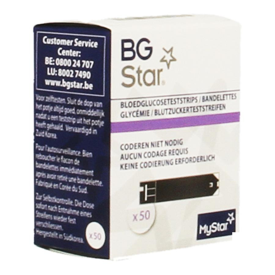 Image of BGStar Teststrips 50 Stuks 