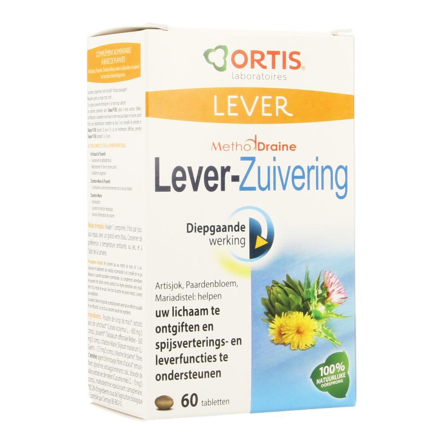 Image of Ortis Methoddraine Zuiverend Lever 4x15 Tabletten