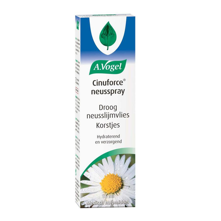 Image of A. Vogel Cinuforce Neusspray Droog Neusslijmvlies 15ml 