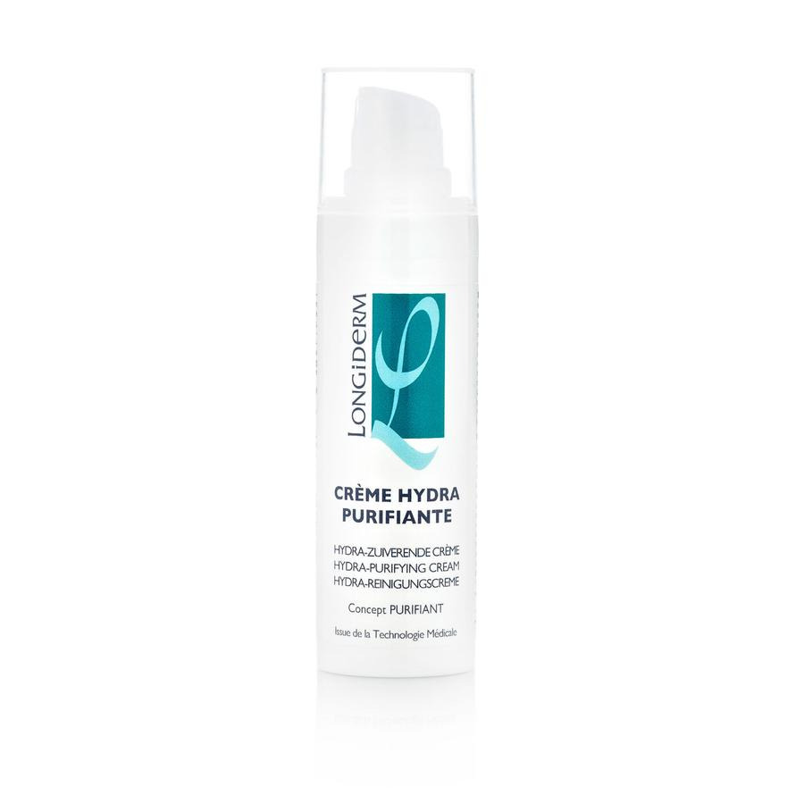 Image of Longiderm Zuiverende Hydraterende Crème Vette Huid 30ml 